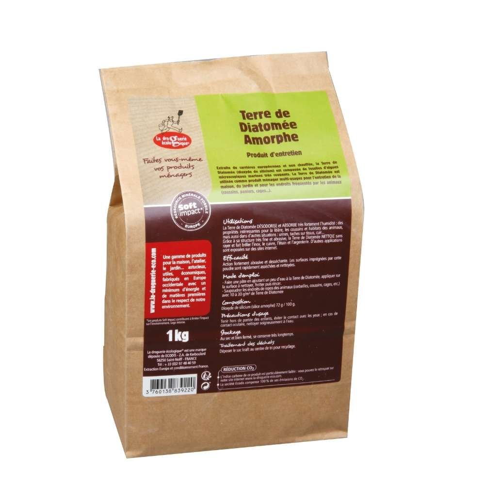 Terre de Diatomée amorphe 1 kg sac