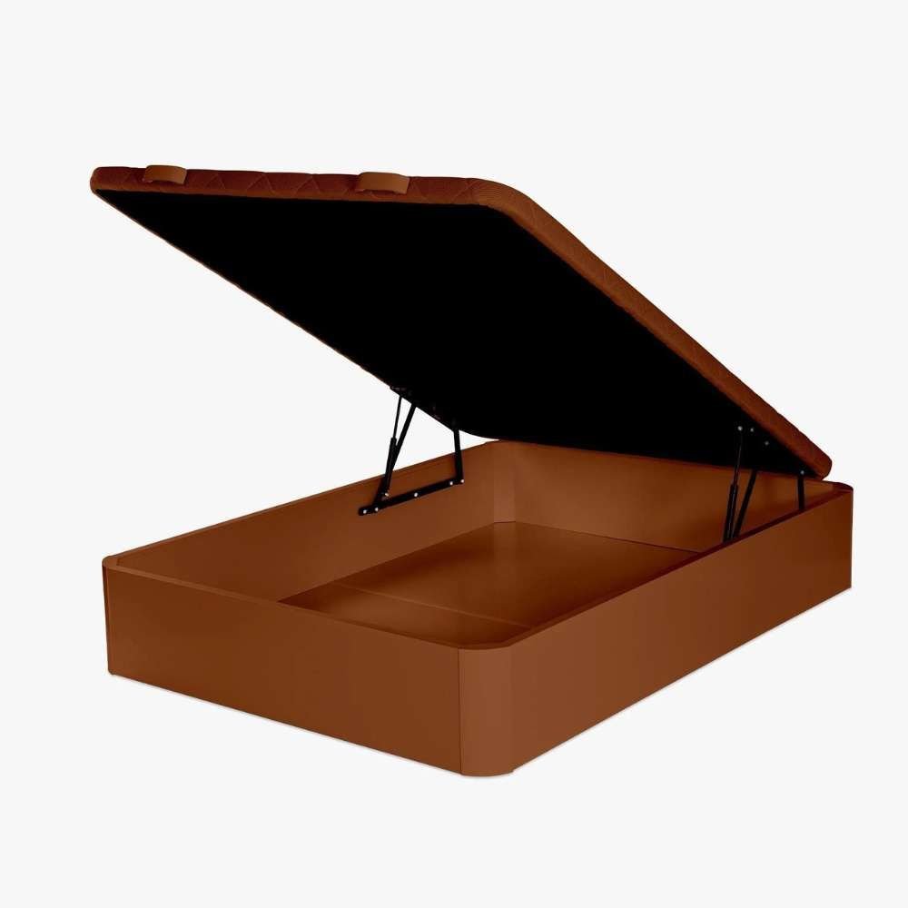 Sommier en bois Rodas couleur noyer pour hôtels – Image 2