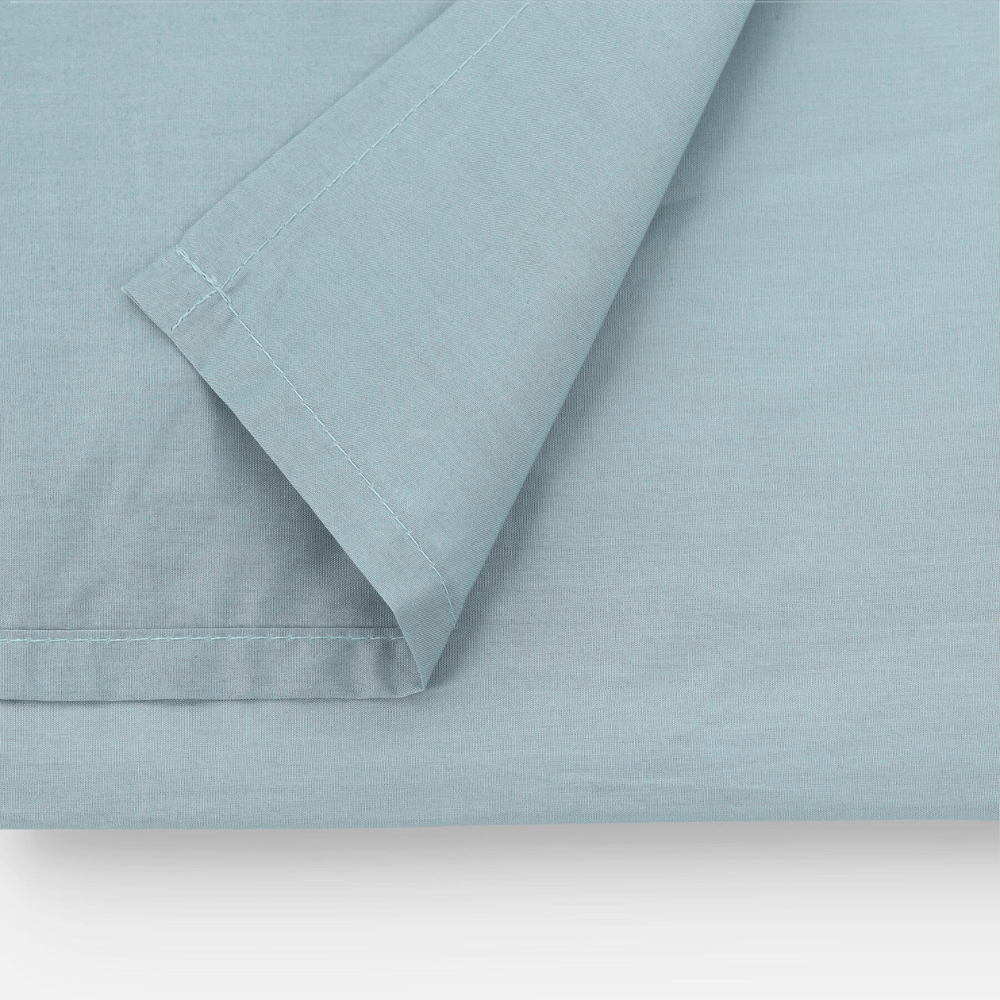 Housse de couette en coton biologique 200 fils couleur aguamarina pour hôtels – Image 3
