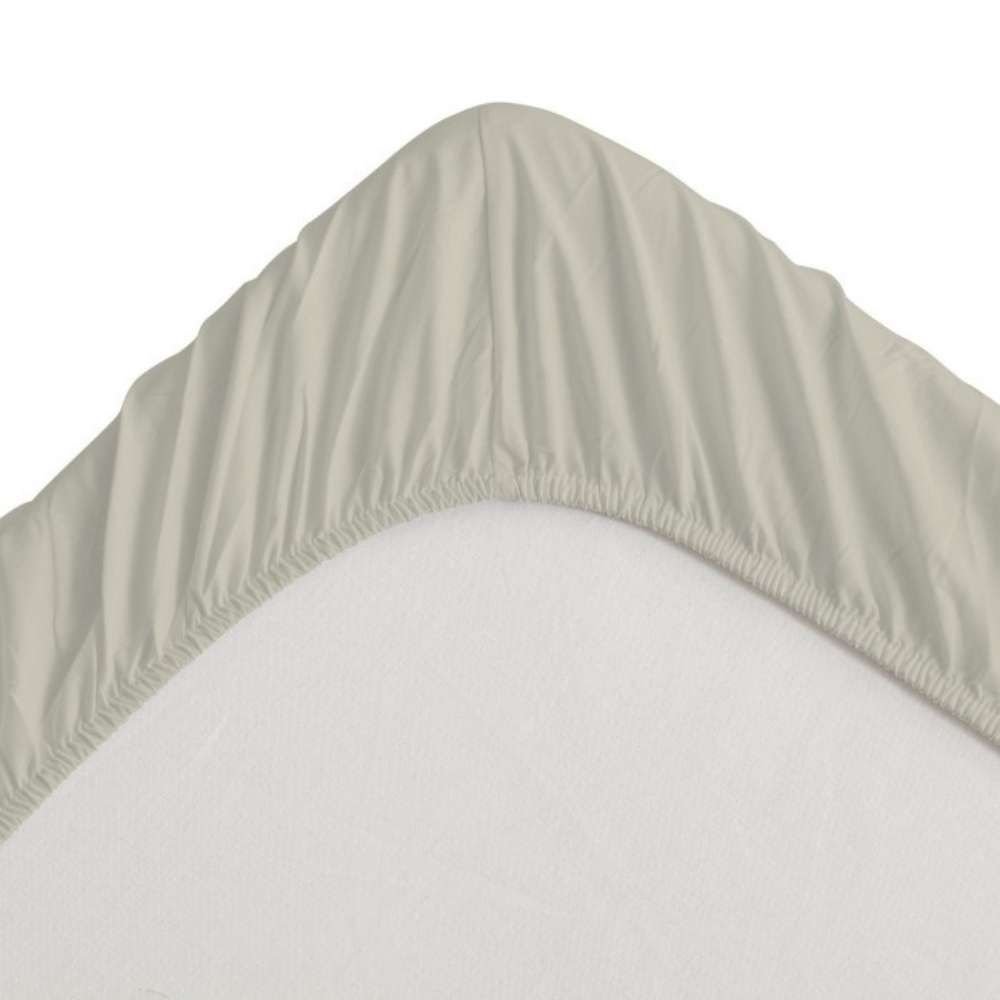 Draps-housse ajustable en sable 144 fils pour hôtels – Image 2