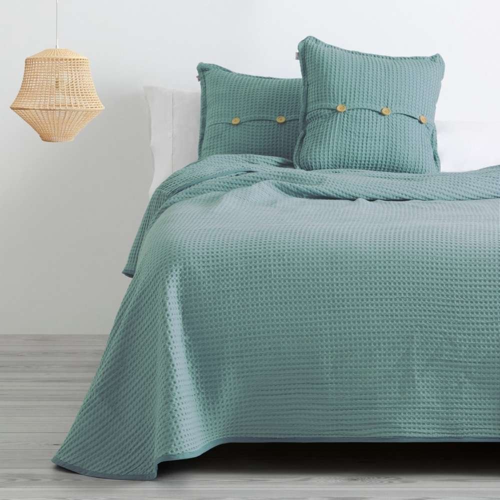 Couvre-lit pour le printemps-été aqua pour hôtels