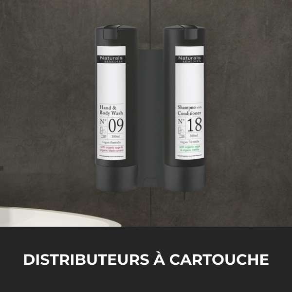 Distributeurs a cartouche pour hotels