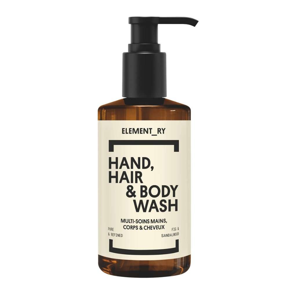 Multi-soins 3 en 1 mains, cheveux et corps 300 ml pour hôtels ELEMENT_RY - Format Pompe