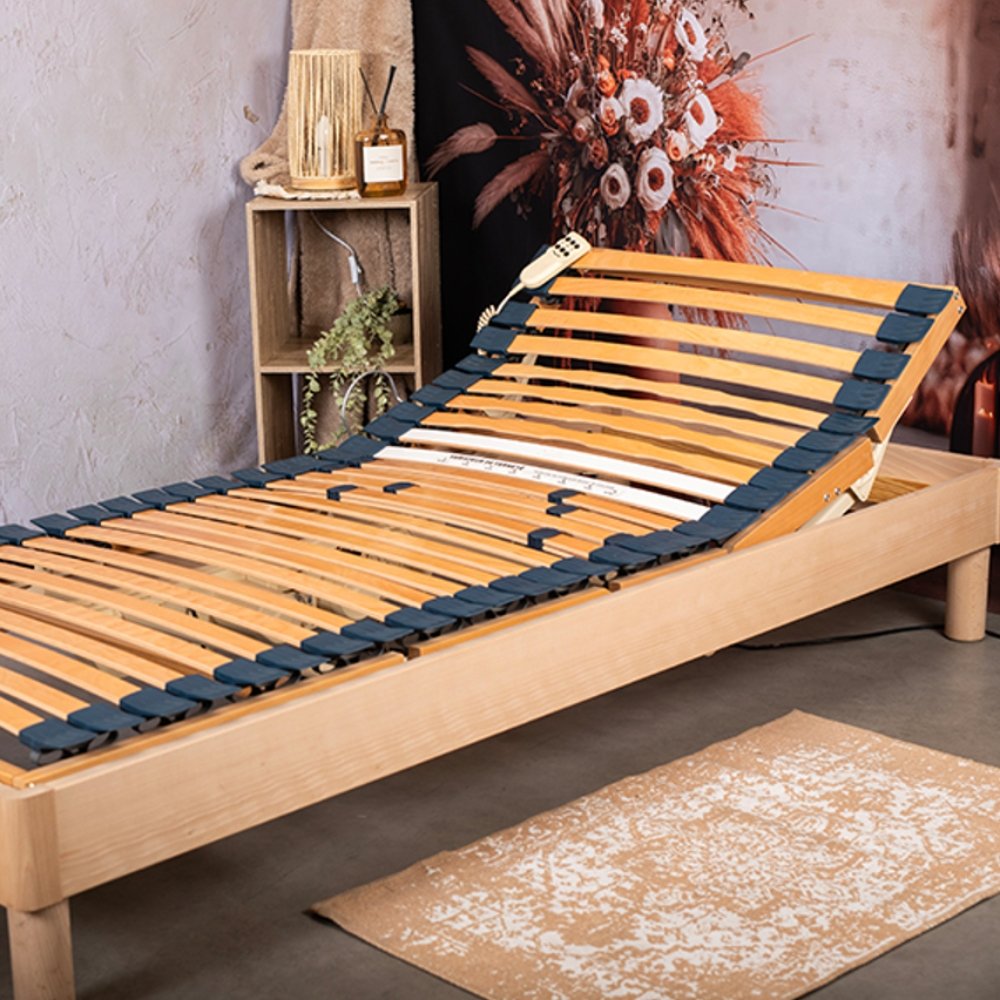 Sommier pour hôtels Tête et Pieds Relevables Electrique - Ligne Provence