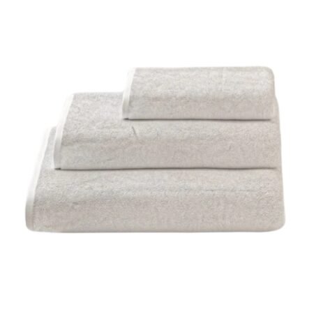 Serviette de bain blanche en coton naturel pour hôtels