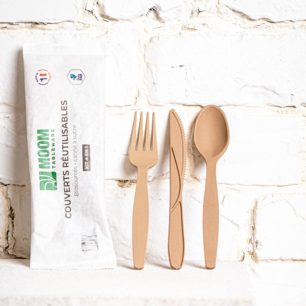 Carton de 160 Kits Couverts 4 en 1 pour hôtels – Image 2